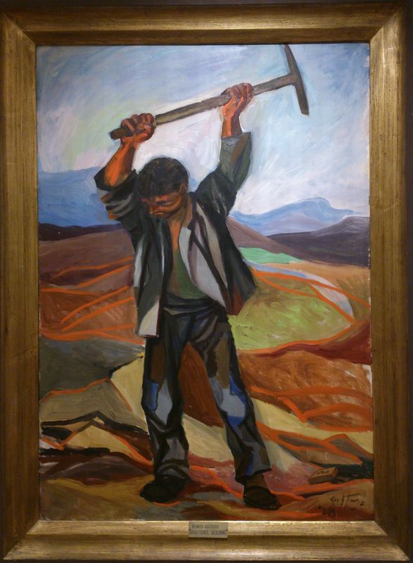 Renato Guttuso Bracciante Siciliano 1949