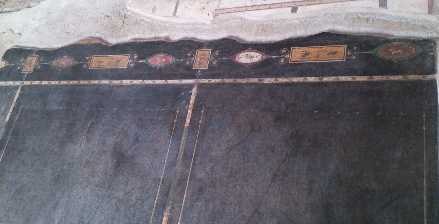 Pompei - Affreschi nella Villa dei misteri ovvero della prostituzione