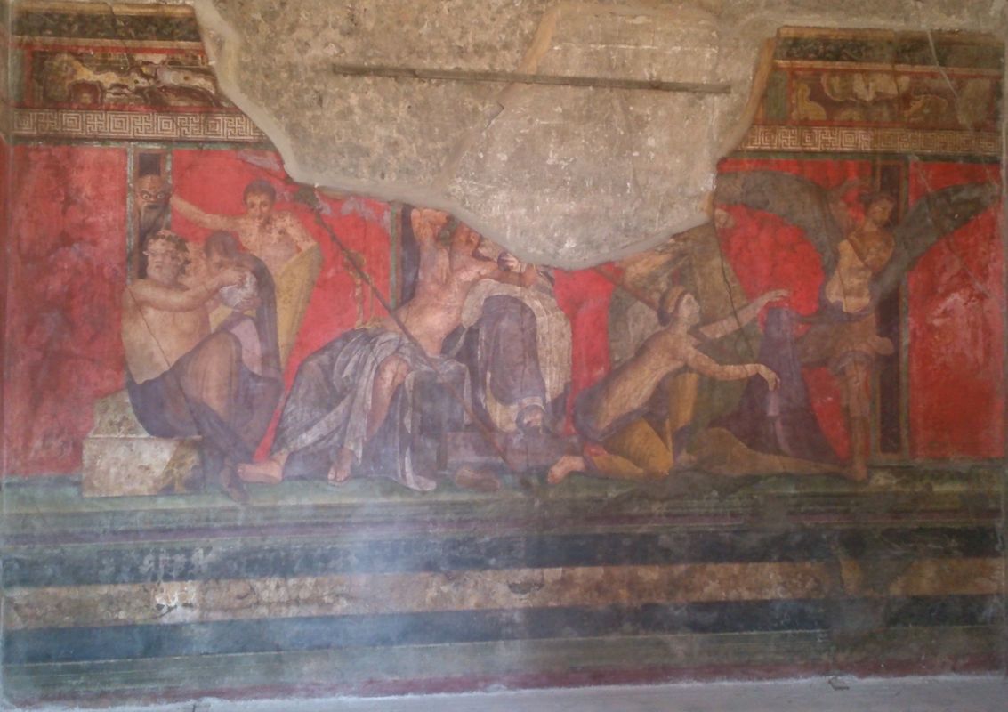 Pompei - Affreschi della Villa dei misteri ovvero della prostituzione