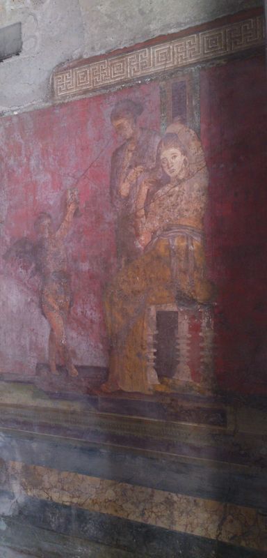 Pompei - Affreschi della Villa dei misteri ovvero della prostituzione