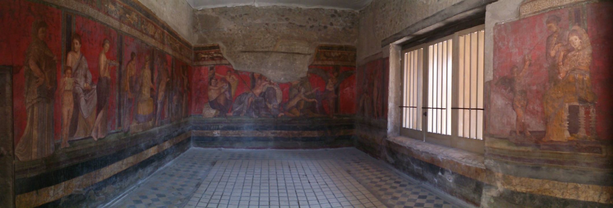 Pompei - Affreschi nella Villa dei misteri ovvero della prostituzione