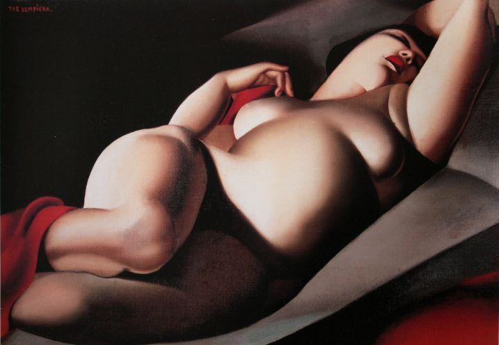 ArtVerona - Tamara De Lempicka Raphaela En Rouge 1927